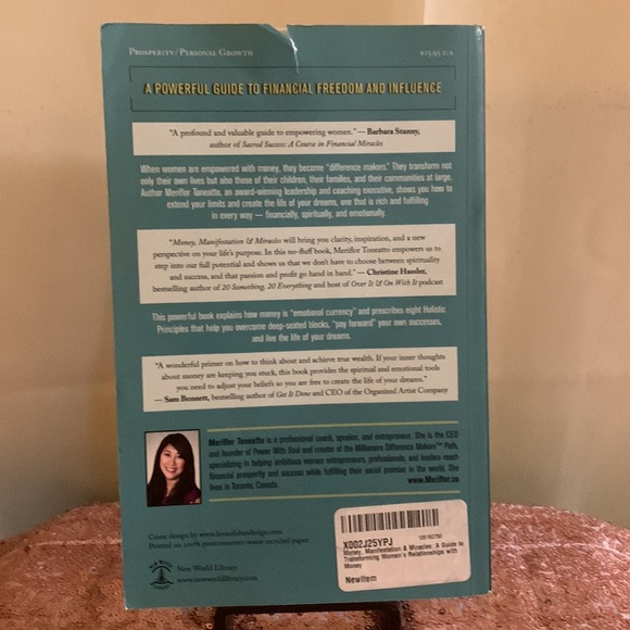 Money, Manifestation & Miracles - by Meriflor Toneatto (Paperback) EUC - Picture 3 of 4